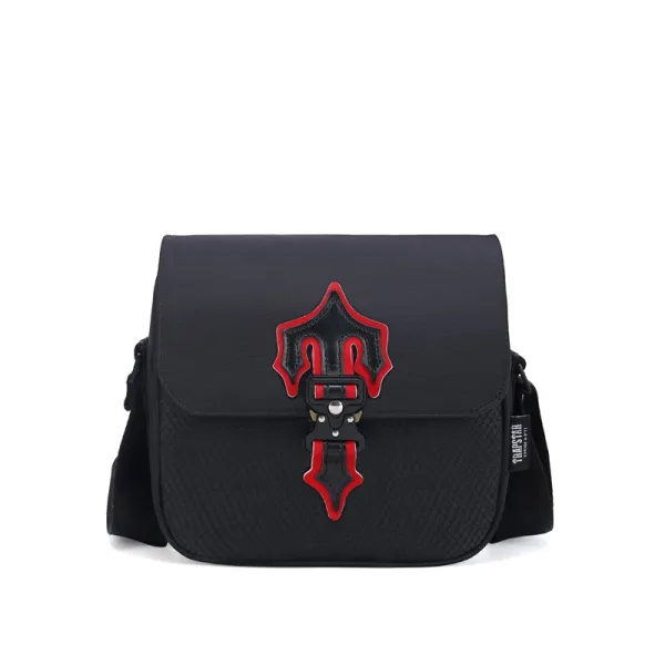 Trapstar Arrow Logo Crossbody Bag Black / Red - 1