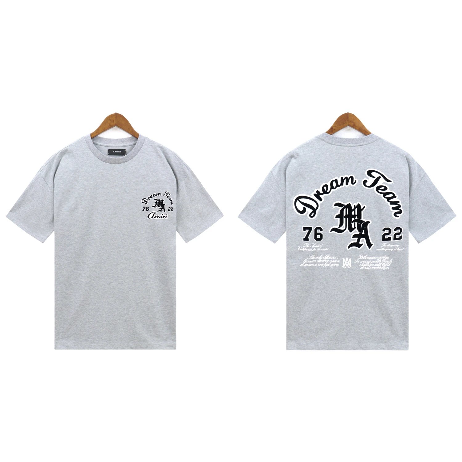 AMIRI Multiple graphic T-shirt designs — 2212 gray