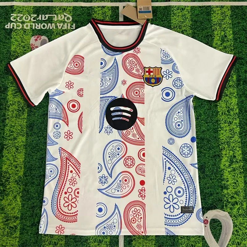 Unbranded Football Jerseys Short-Sleeve Club and National Team Designs — 2526 Basser Special Edition White