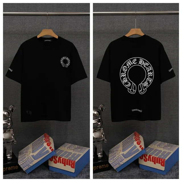 Chrome Hearts T-Shirts Cross Graphic product detail image 3
