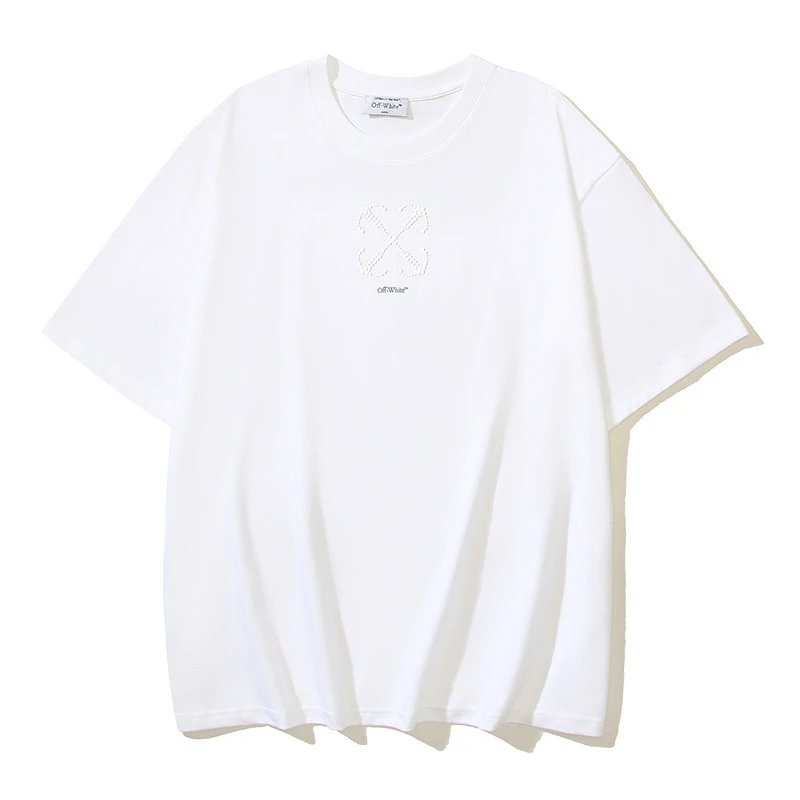 Off-White T-Shirts Short-Sleeve Logo Graphic T-Shirt — 172 white