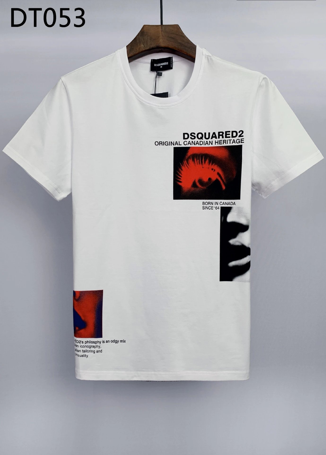 Dsquared2 T-Shirts Graphic Print — DT 053 white