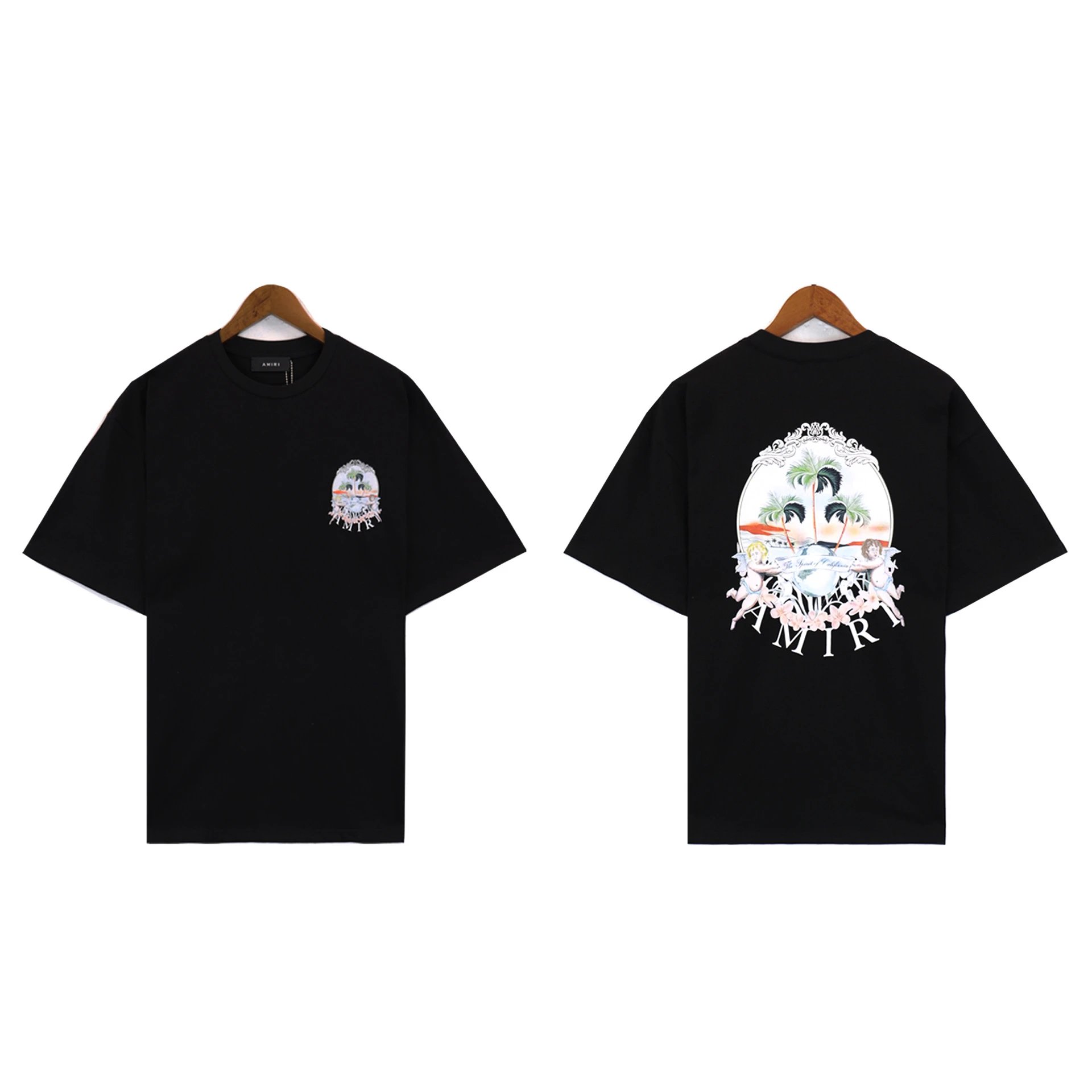AMIRI Multiple graphic T-shirt designs — 2203 black