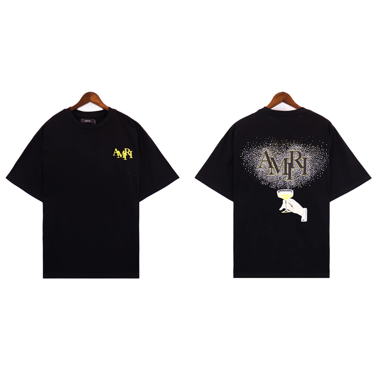 AMIRI Multiple graphic T-shirt designs — 2186 Black