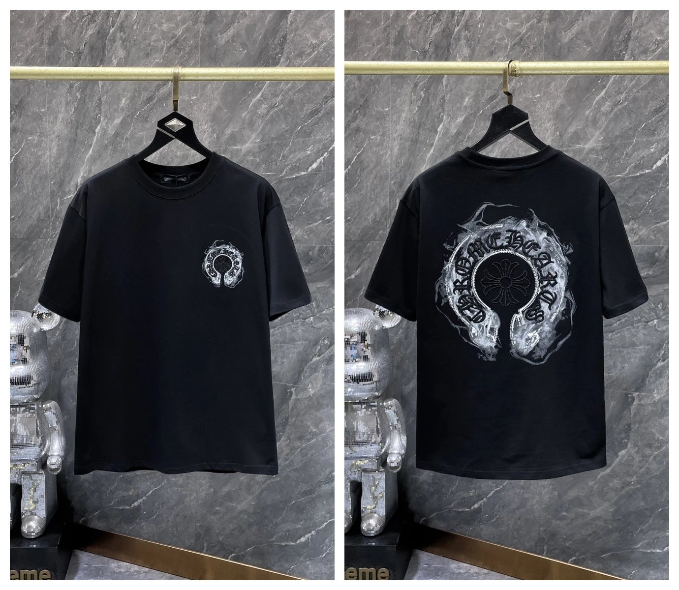 Chrome Hearts T-Shirts KLX09 graphic short-sleeve — 21