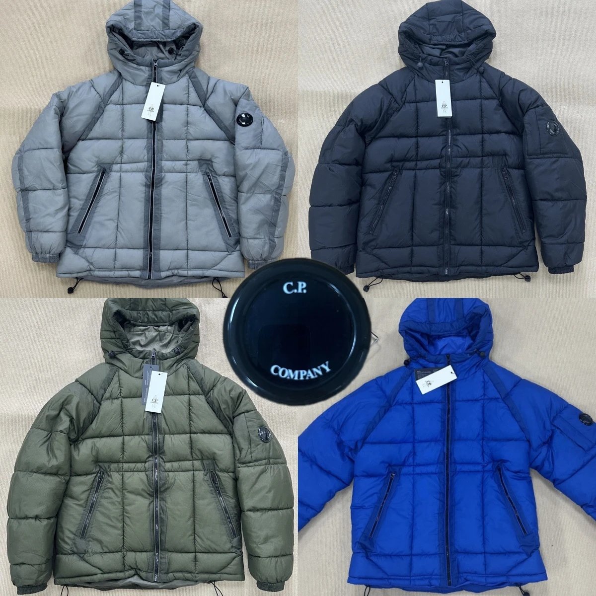 C.P. Company Down Jacket Royal Blue - 13