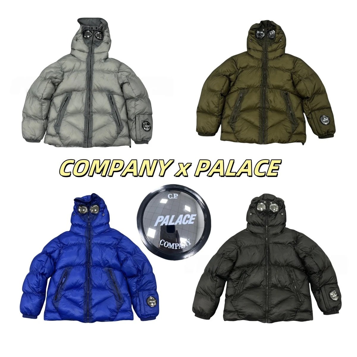 C.P. Company Down Jacket Royal Blue - 3