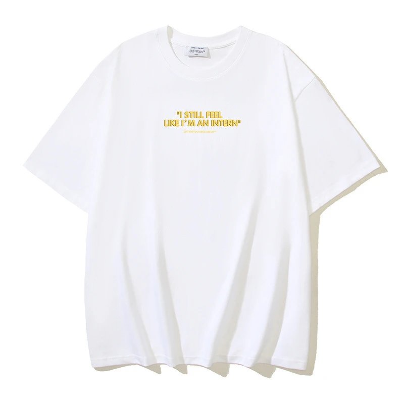 Off-White T-Shirts Short-Sleeve Logo Graphic T-Shirt — 159 white