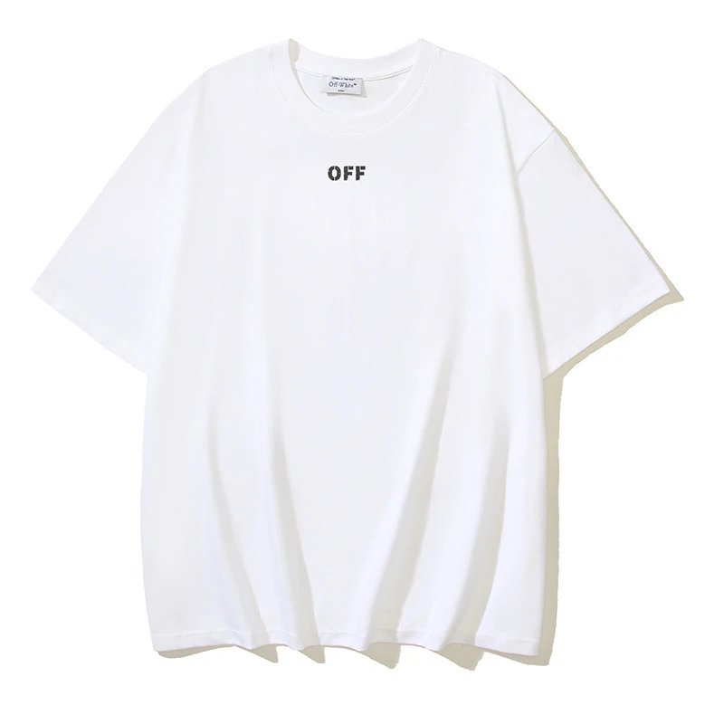 Off-White T-Shirts Short-Sleeve Logo Graphic T-Shirt — 158 white
