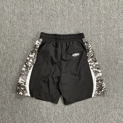 Corteiz Shorts CRTZ logo graphic drawstring — 3201 black