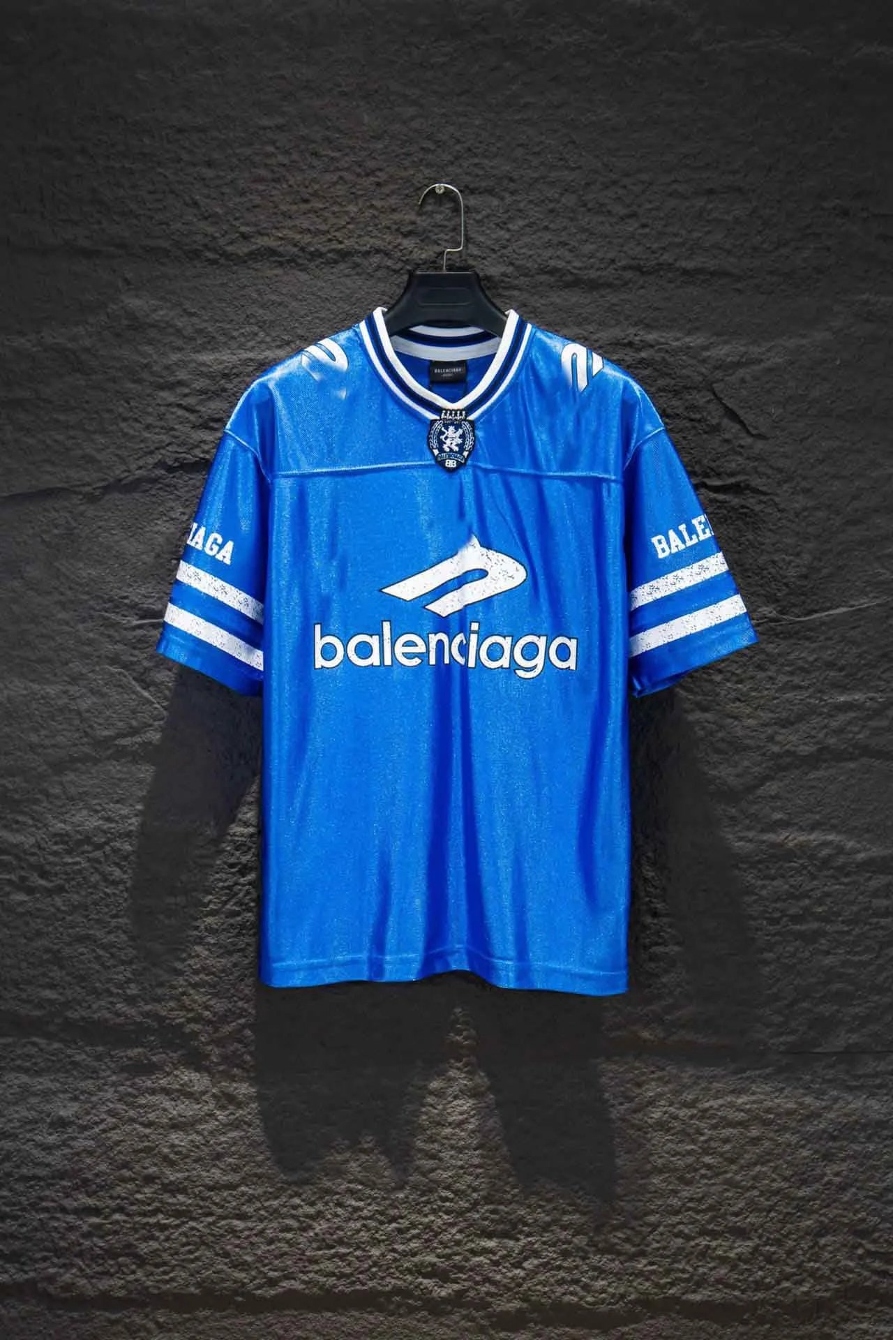 Balenciaga T-Shirts Graphic short-sleeve T-shirt — 5260 Blue