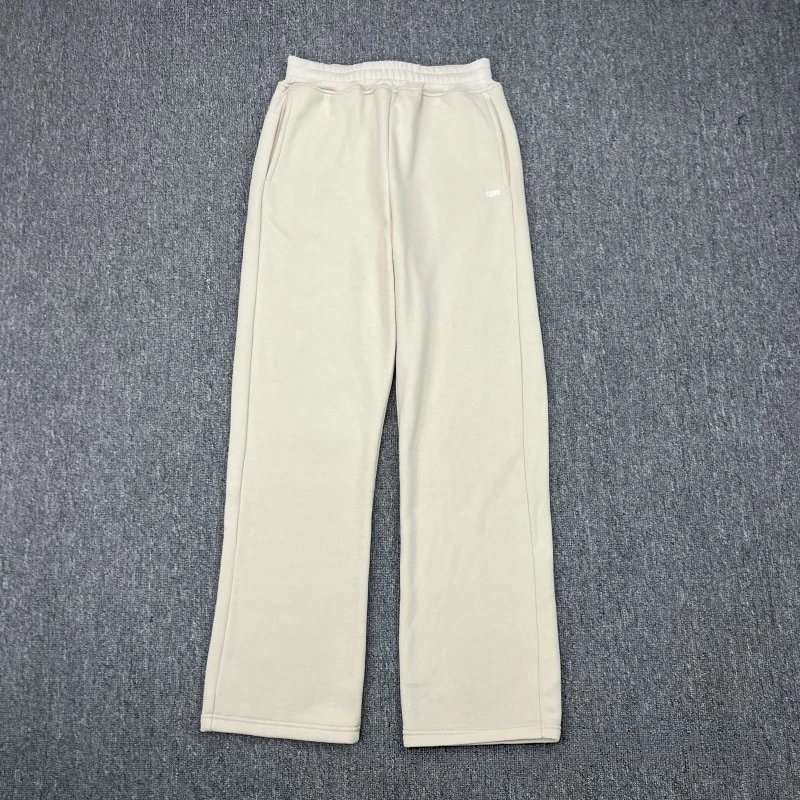 6PM Tracksuits Records Logo Hooded Tracksuit — 3003 apricot-colored pants