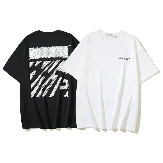 Off-White T-Shirts Short-Sleeve Logo Graphic T-Shirt product detail image 19
