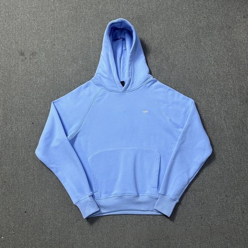 6PM Tracksuits Records Logo Hooded Tracksuit — 2001 Sky-blue hoodie