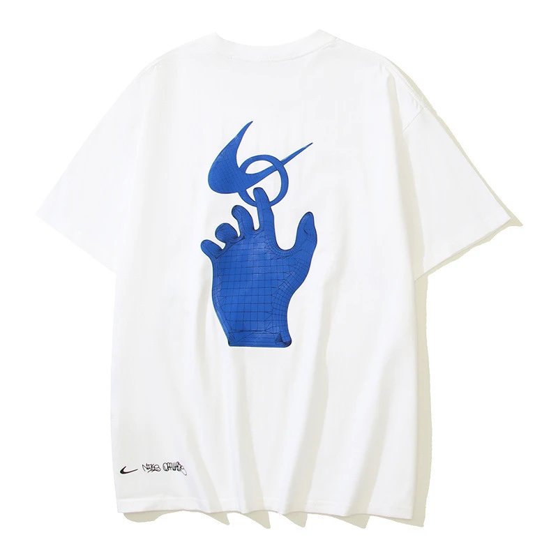 Off-White T-Shirts Short-Sleeve Logo Graphic T-Shirt — 104 white