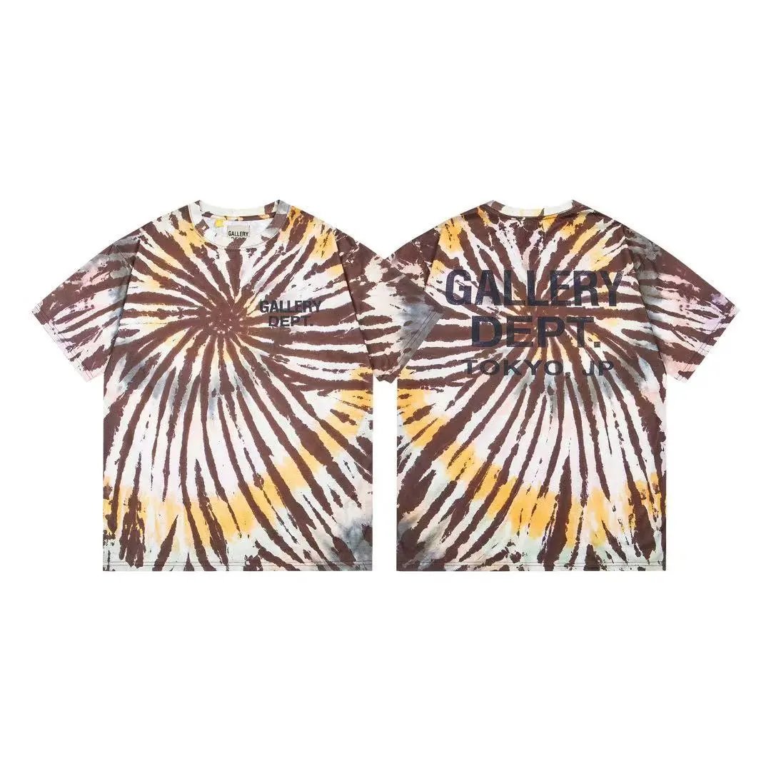 Gallery Dept. T-Shirts Graphic Tie-Dye Short-Sleeve T-Shirt — 495 color matching