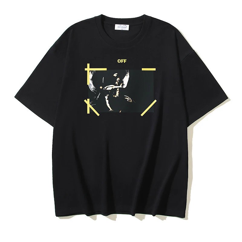 Off-White T-Shirts Logo Print — 1188 black