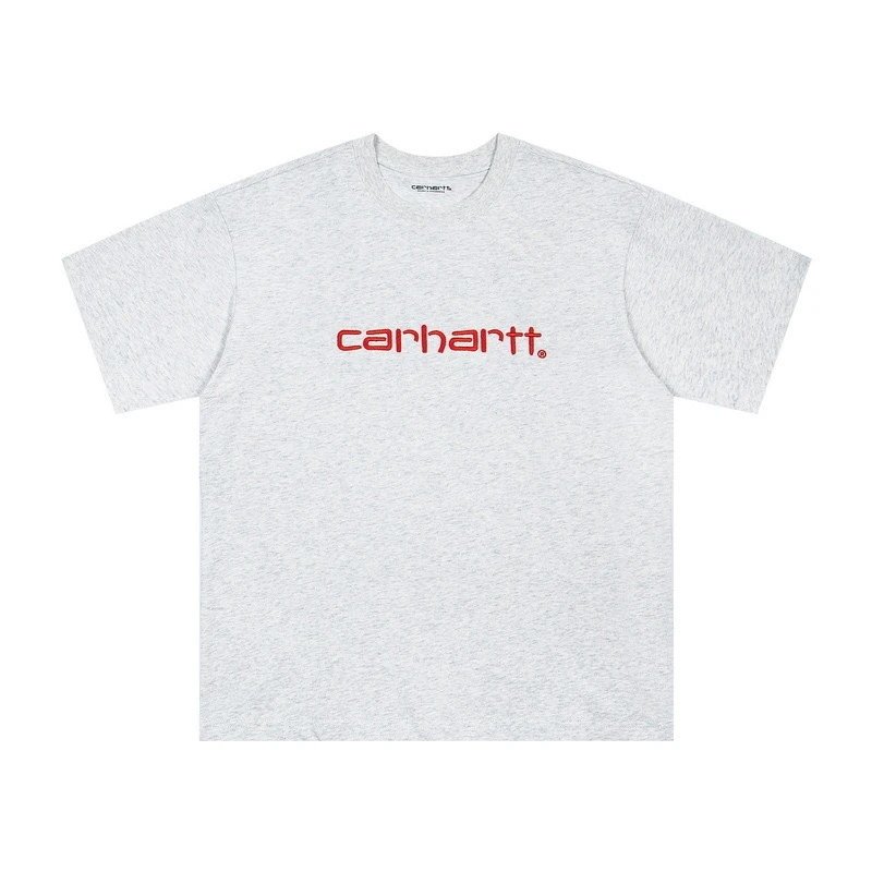 Carhartt T-Shirts Logo Print — 8803 Floral gray