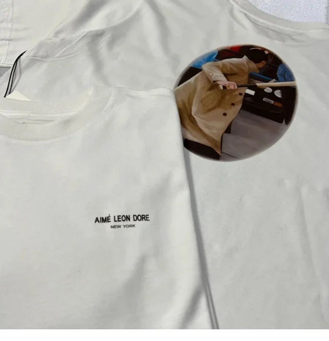 Aimé Leon Dore T-Shirts Short-sleeve logo graphic T-shirt product detail image 3
