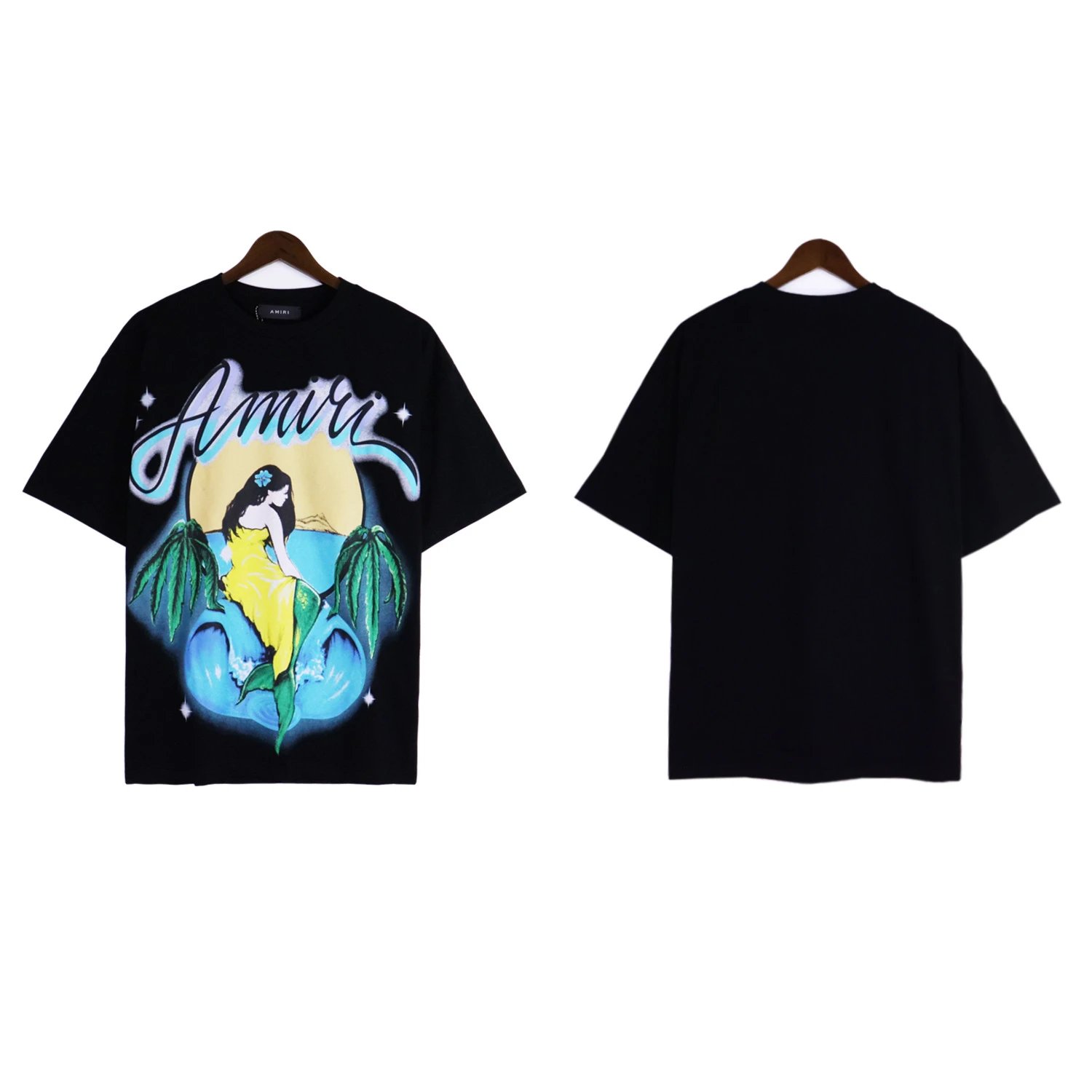 AMIRI Multiple graphic T-shirt designs — 2172 Black