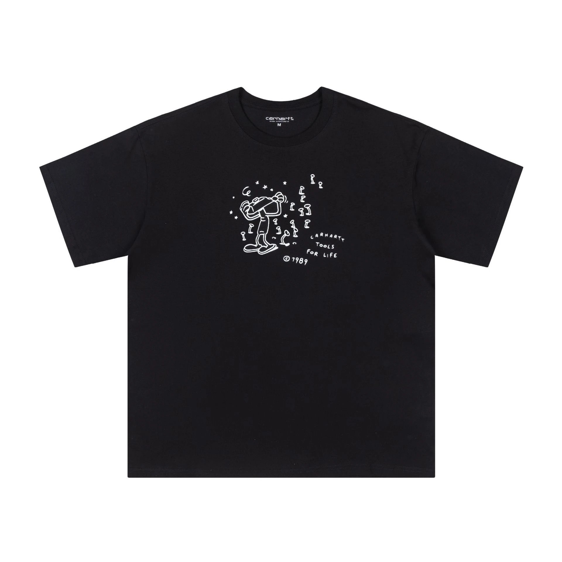 Carhartt T-Shirts Logo Print — 8015 black