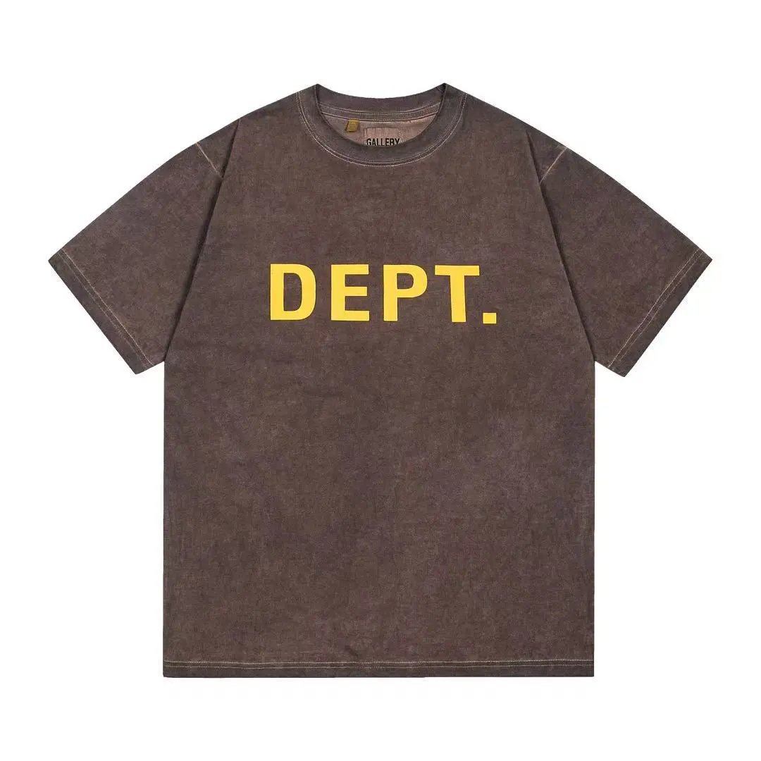 Gallery Dept. T-Shirts Graphic Tie-Dye Short-Sleeve T-Shirt — 498 brown