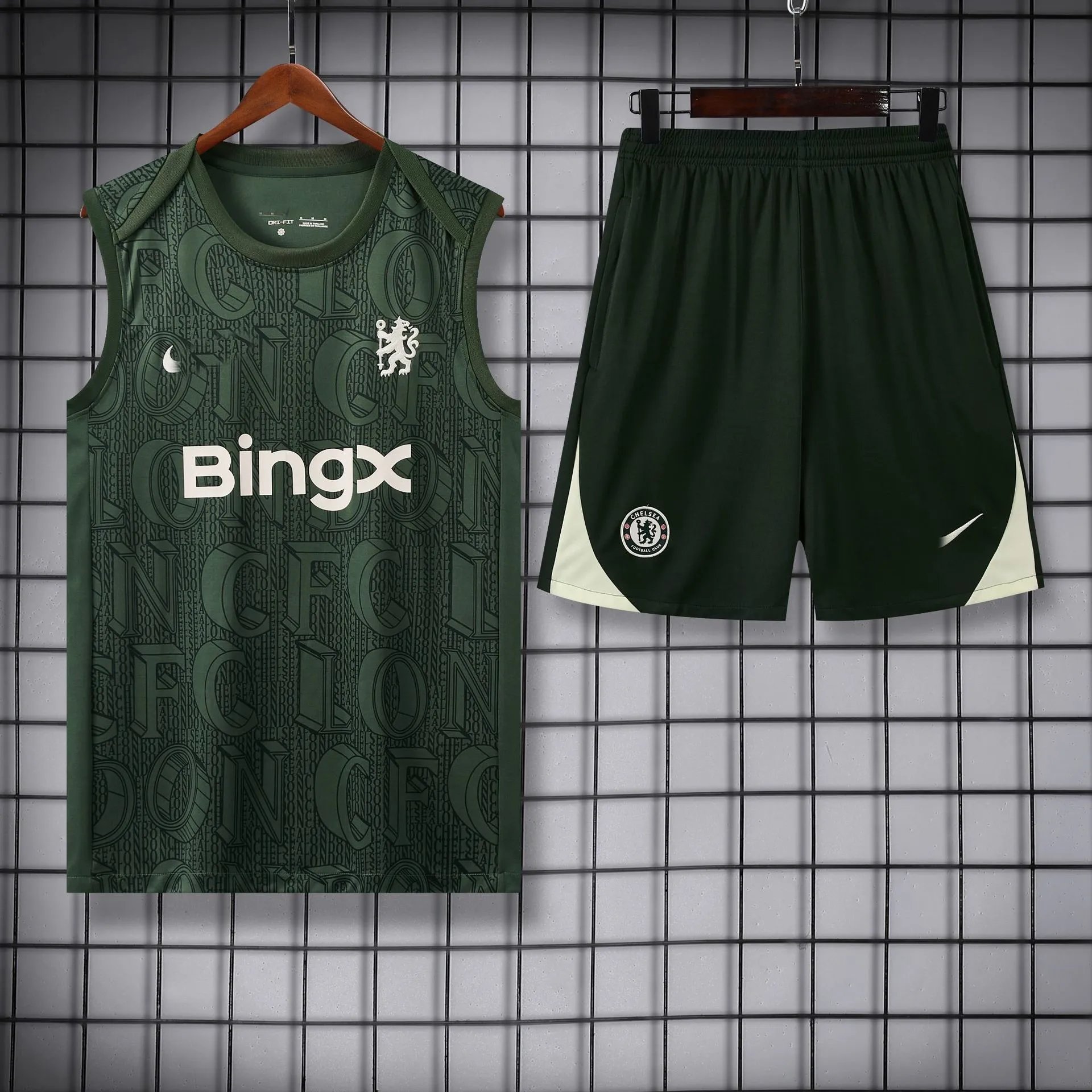 Atlético de Madrid Football Jerseys Sleeveless jersey and shorts set — 2526 Chelsea Green