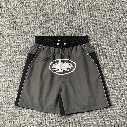 Corteiz Shorts CRTZ logo graphic drawstring — 8303 Black
