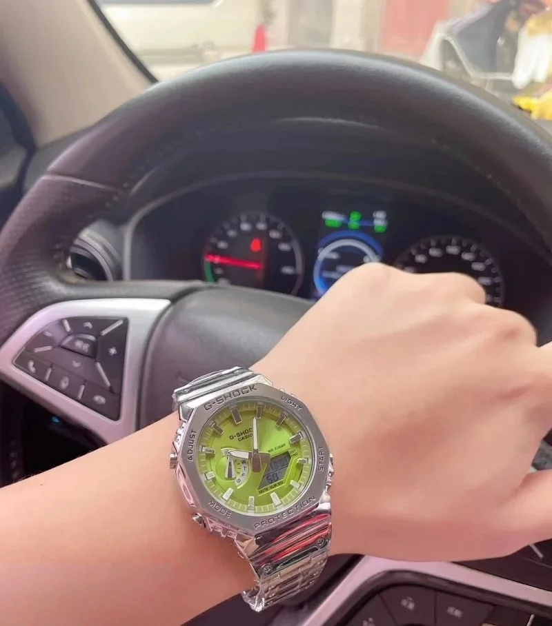 Casio Watches G-Shock octagonal ana-digi metal bracelet watch — 2