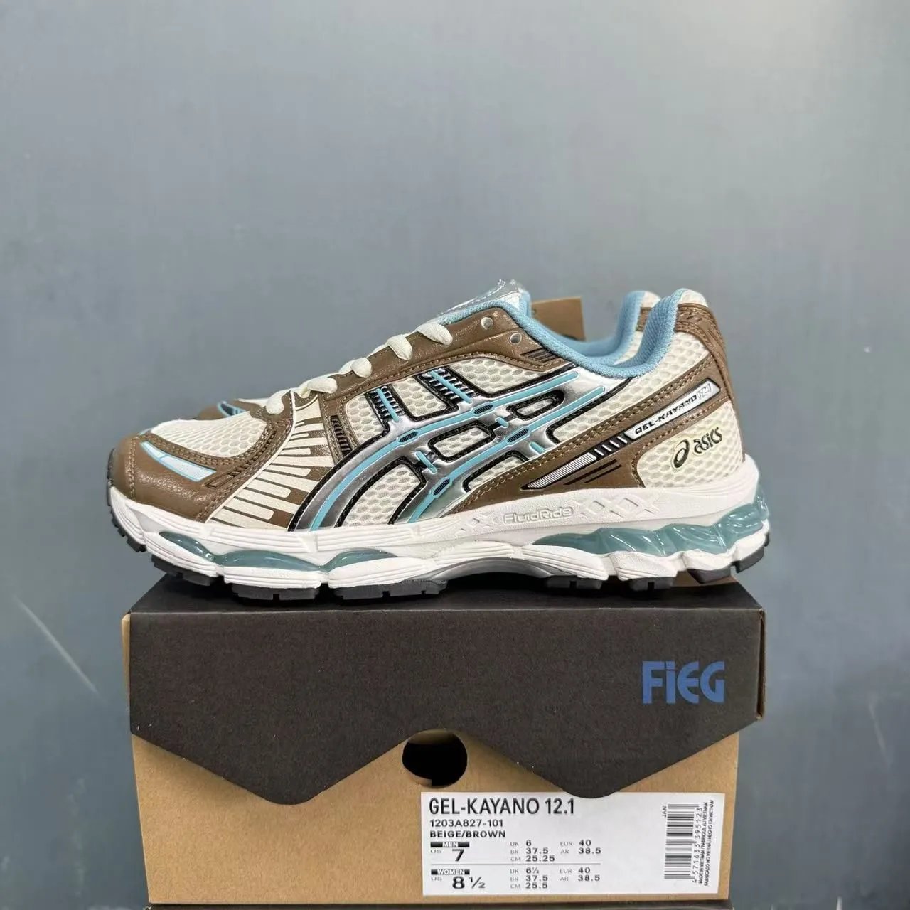 ASICS Sneakers GEL-KAYANO 12.1 — Blue-brown