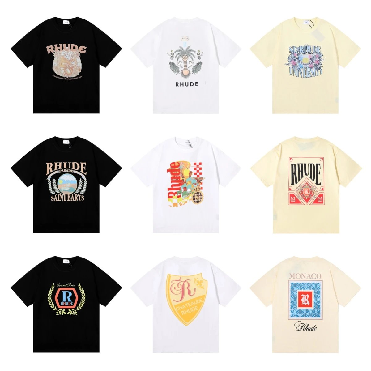 Rhude Printed Fashion T-shirt