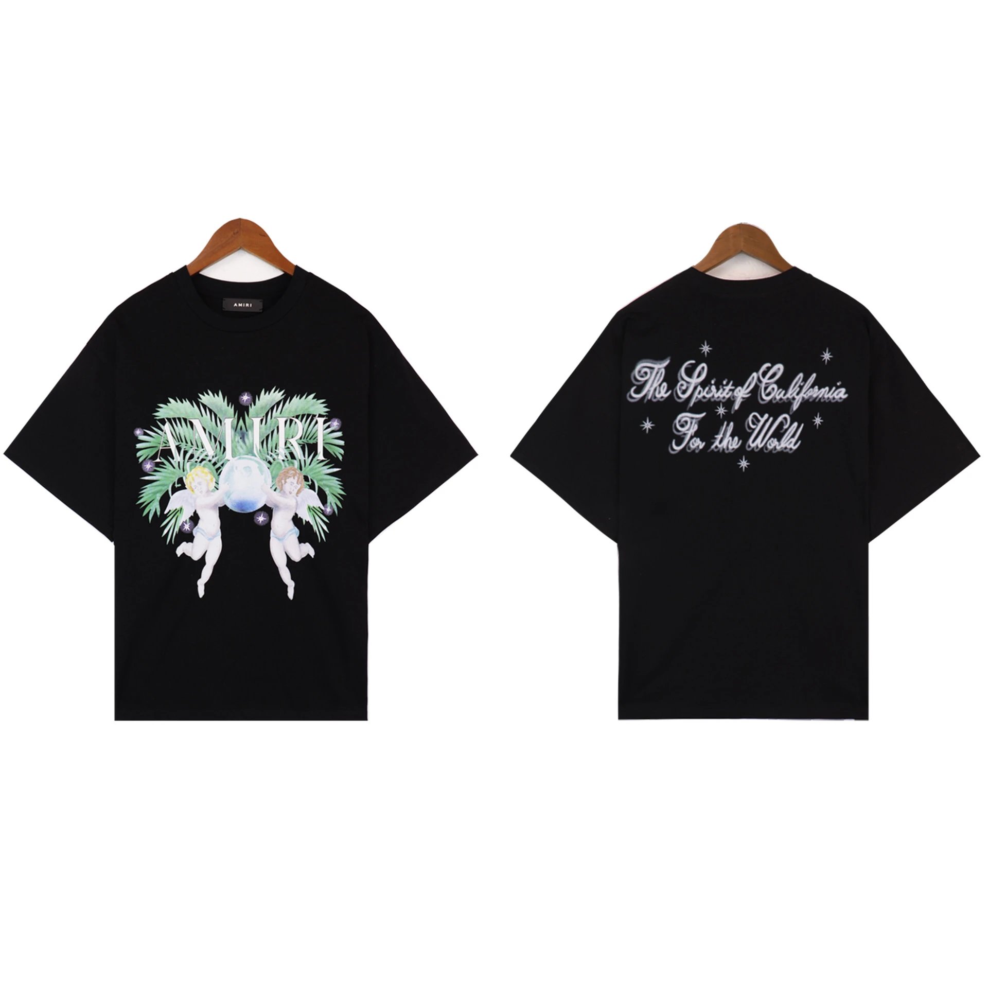 AMIRI Multiple graphic T-shirt designs — 2196 black