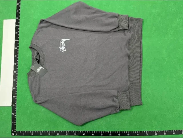 Stüssy Hoodies & Sweatshirts Crewneck Sweatshirt with Ape Head Graphic product detail image 2