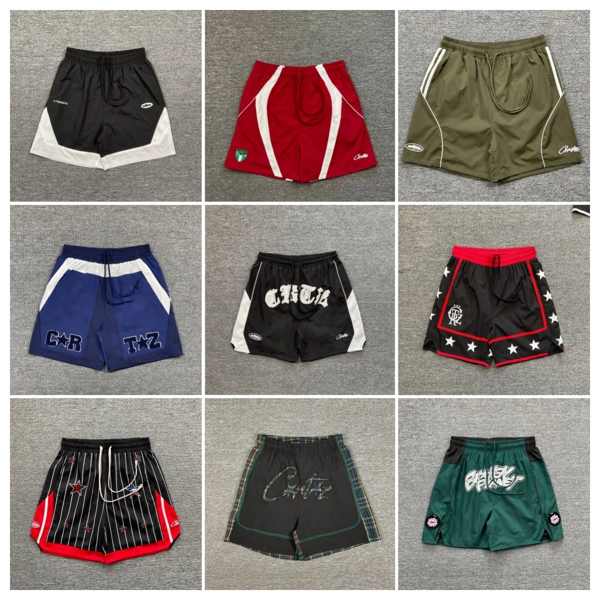 CITK Colorblock Athletic Shorts