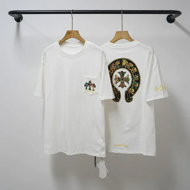Chrome Hearts T-Shirts Oversized graphic pocket T-shirt product detail image 8