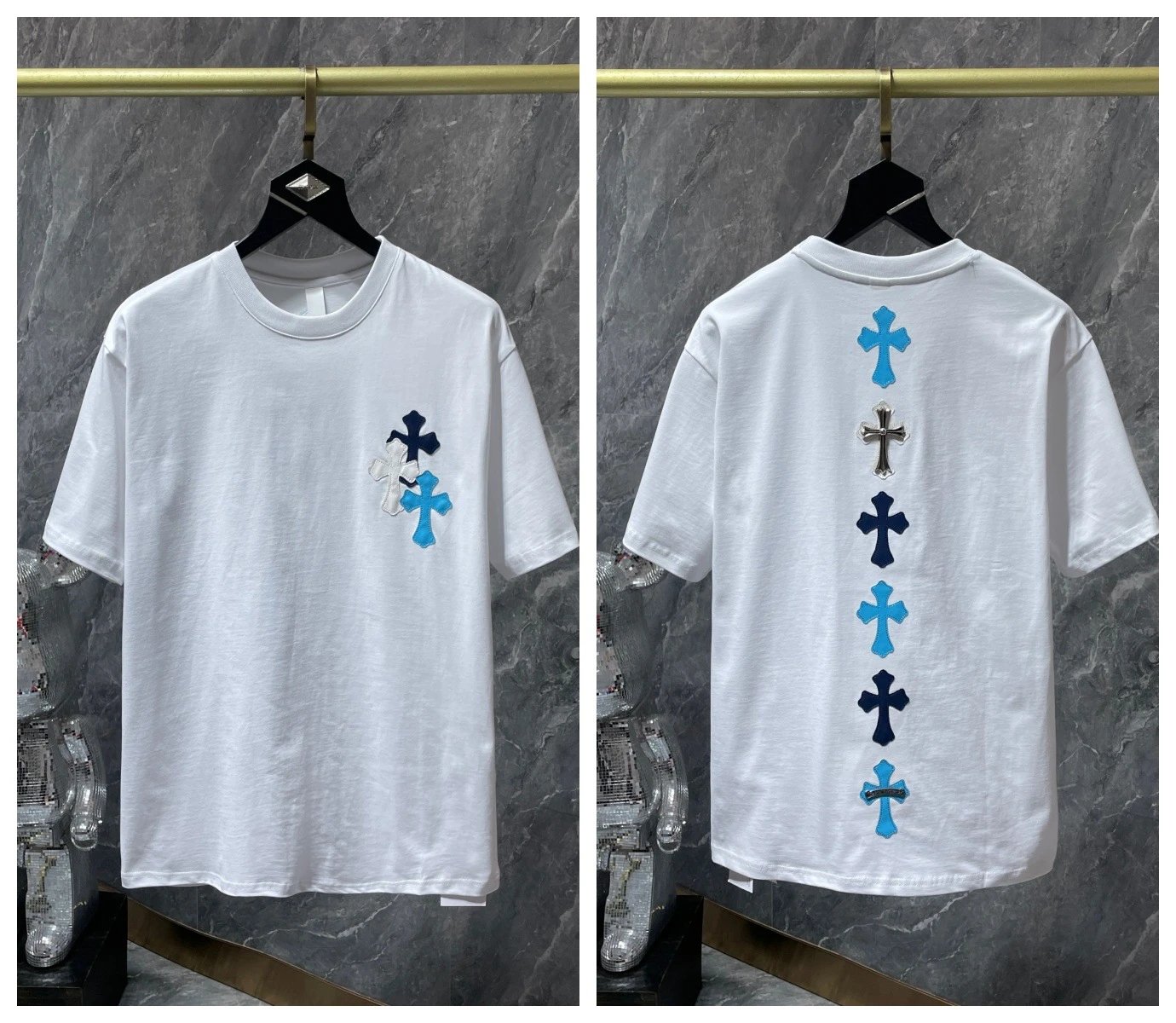 Chrome Hearts T-Shirts KLX09 graphic short-sleeve — 28