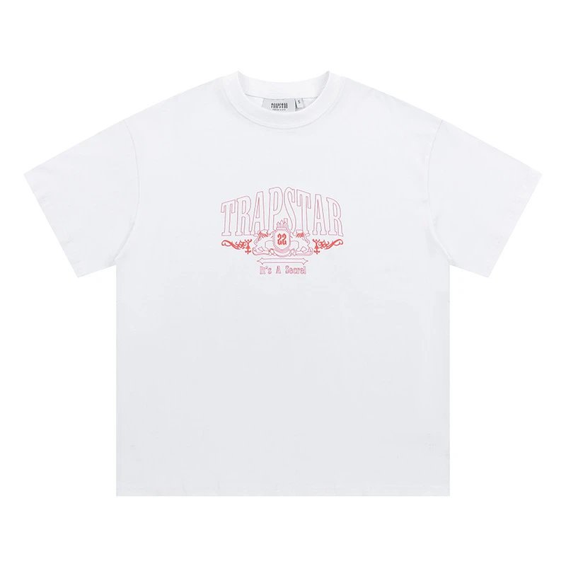 Trapstar T-Shirts Graphic Logo Print — 700 white