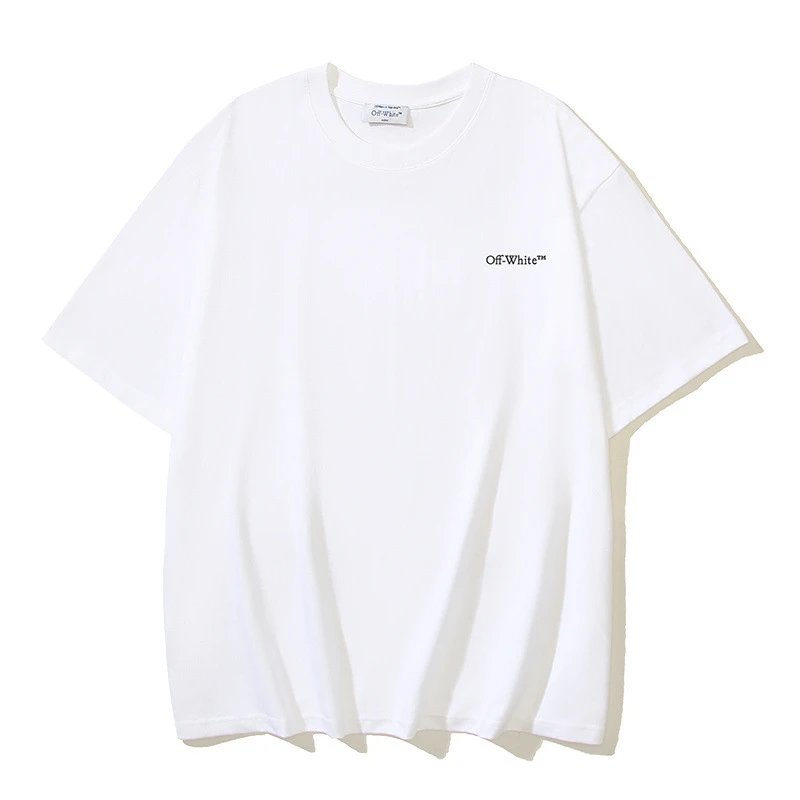 Off-White T-Shirts Logo Print — 1099 white