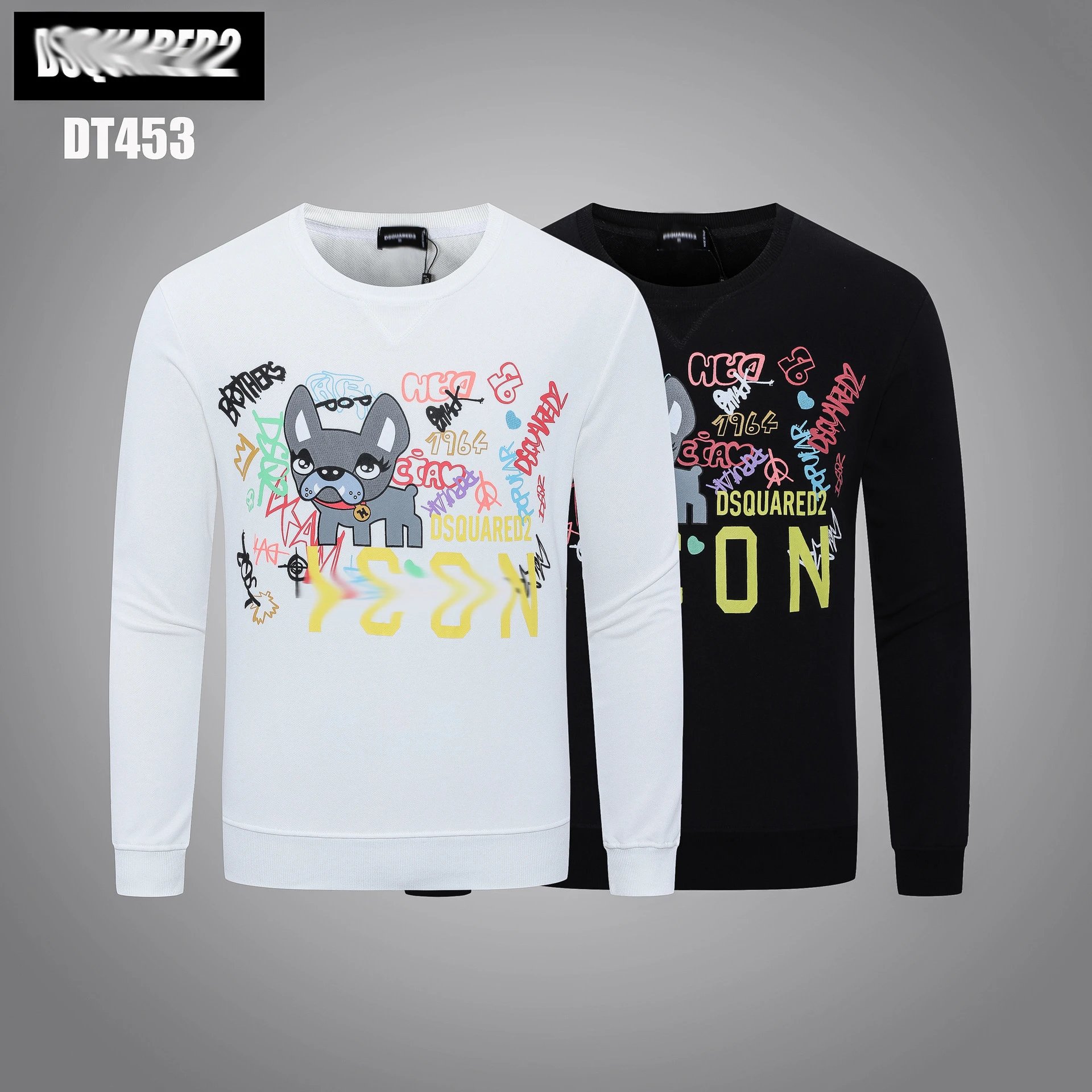 Dsquared2 Logo Print White Hoodie - 16