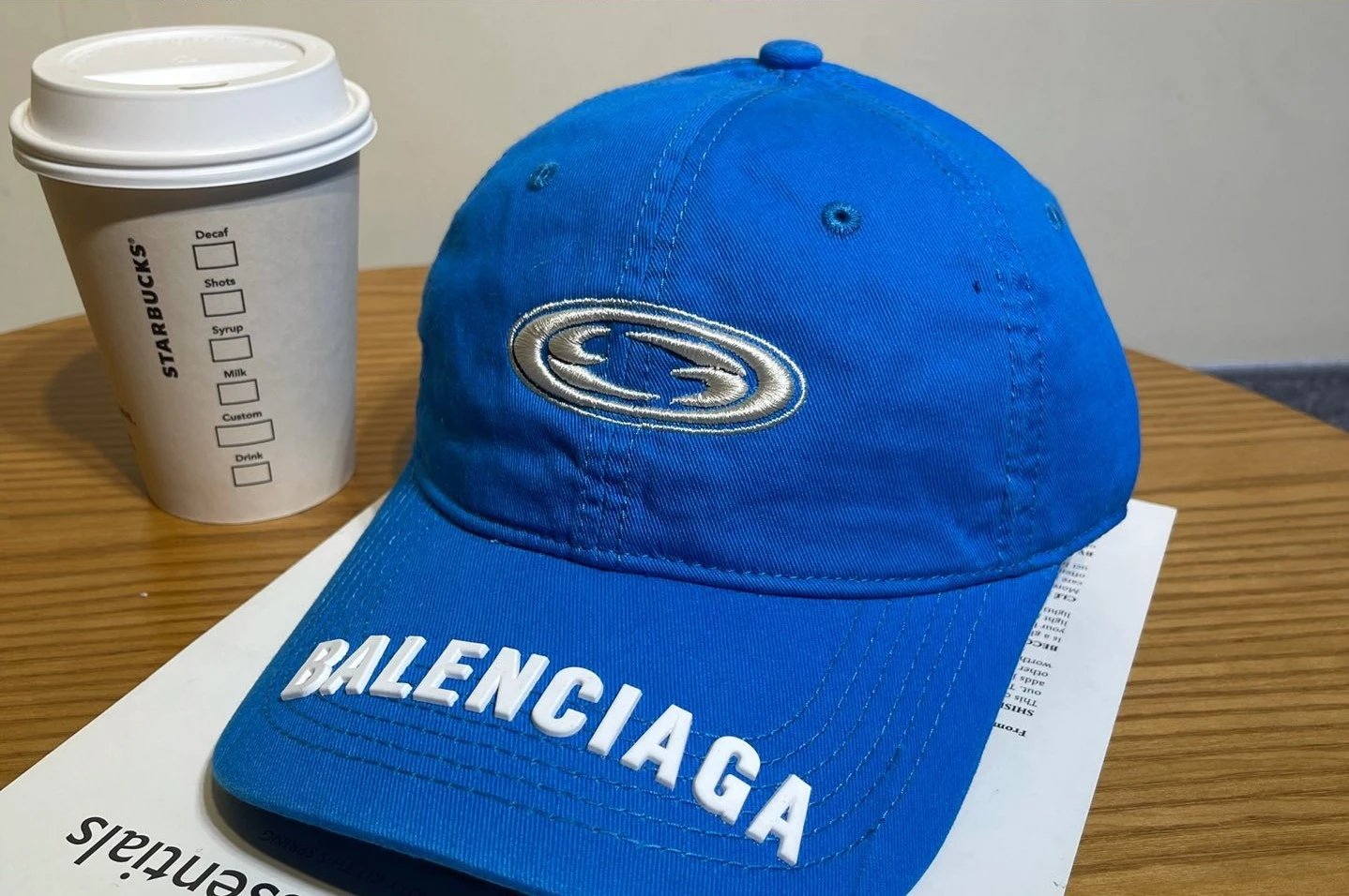 Balenciaga Hats Embroidered logo baseball cap — 01-4