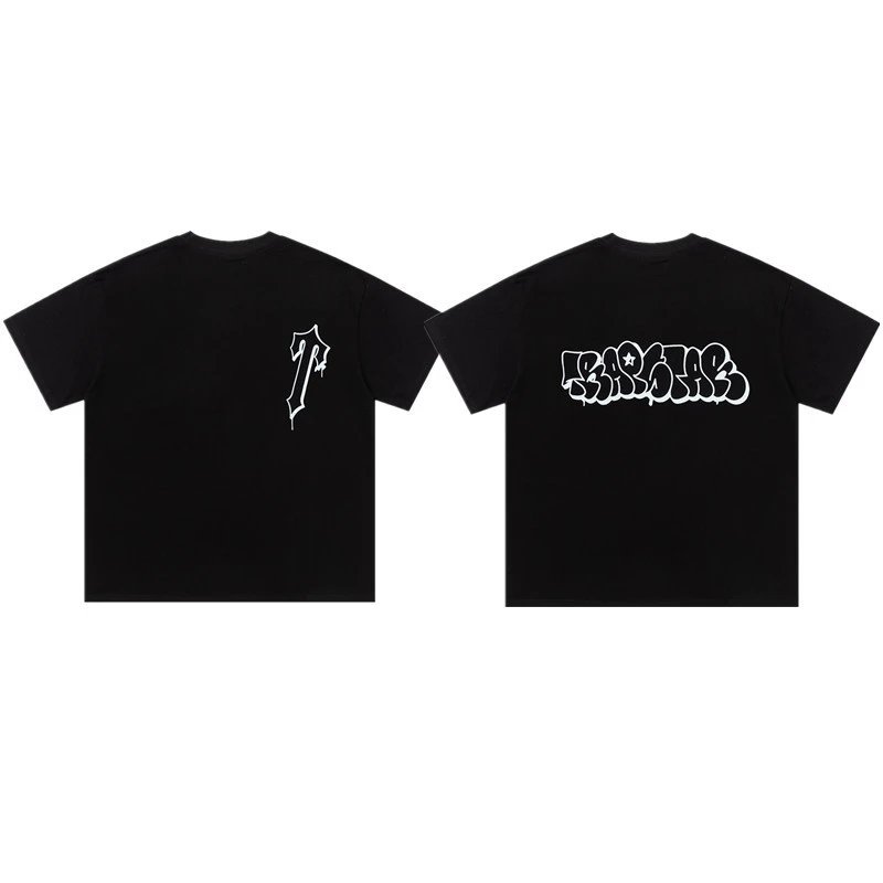 Trapstar T-Shirts Graphic Logo Print — 695 Black