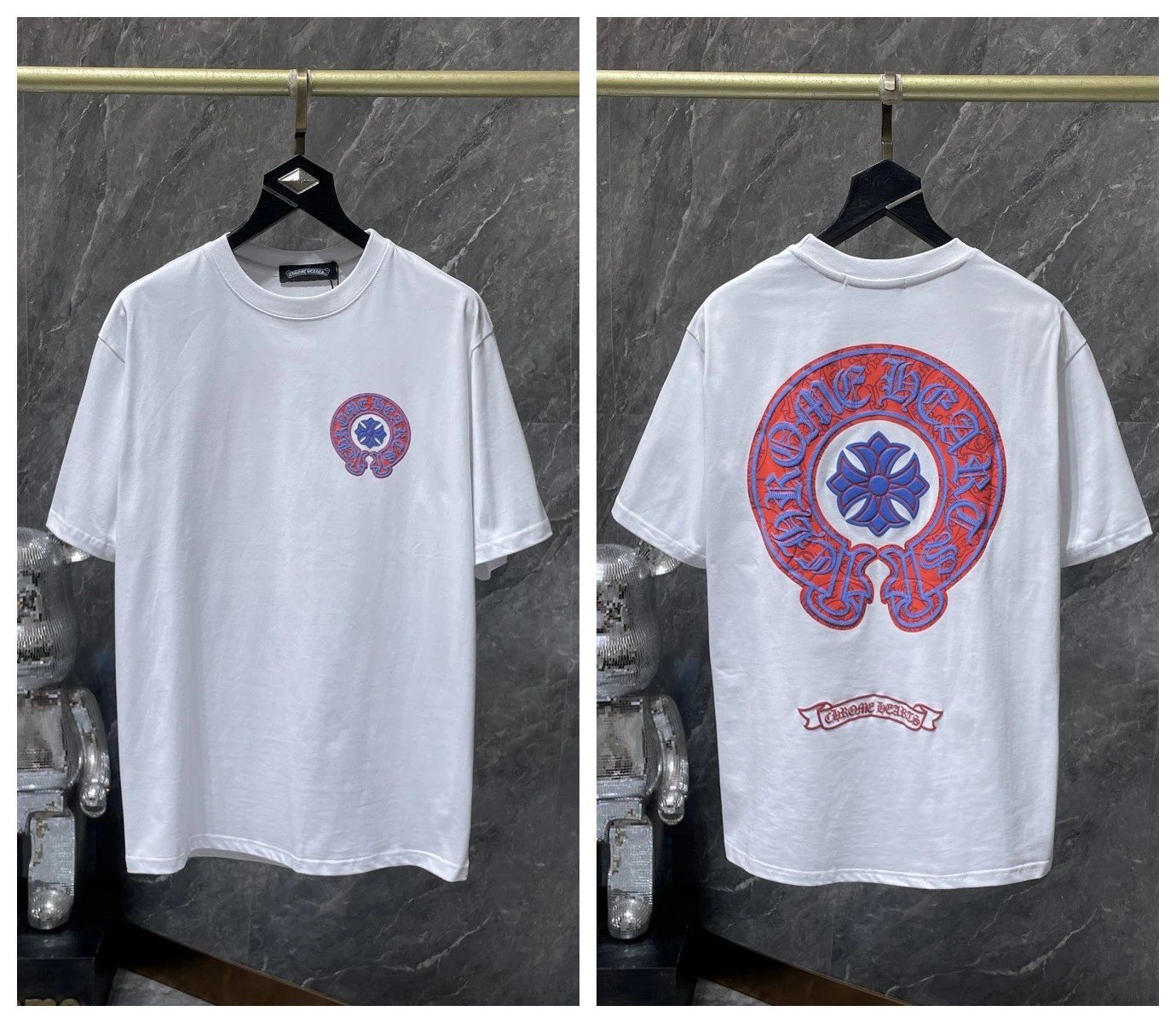 Chrome Hearts T-Shirts KLX09 graphic short-sleeve — 5