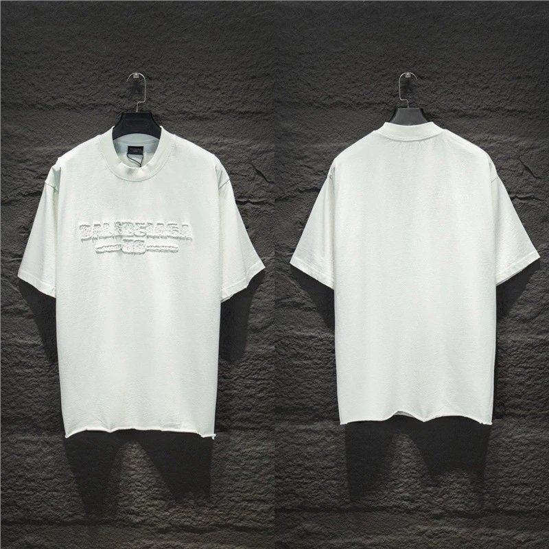 Balenciaga T-Shirts Graphic short-sleeve T-shirt — 5196 white