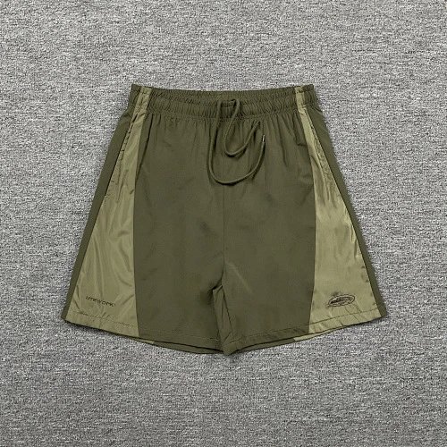 Corteiz Shorts CRTZ logo graphic drawstring — D 8421 green