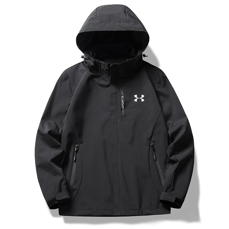 Nike Jackets Hooded Windbreaker — F-007 Black model