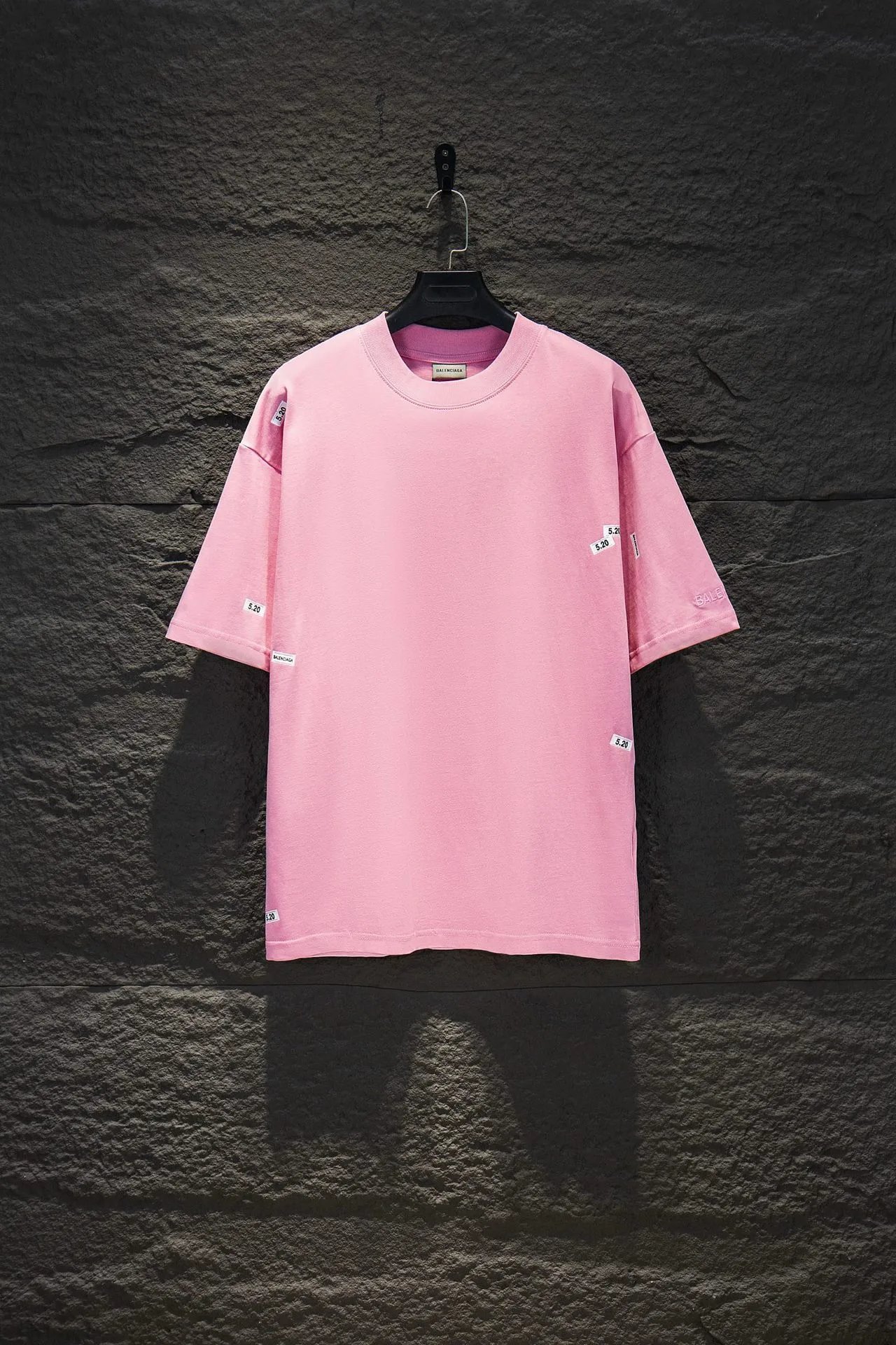 Balenciaga T-Shirts Graphic short-sleeve T-shirt — 5287 Pink