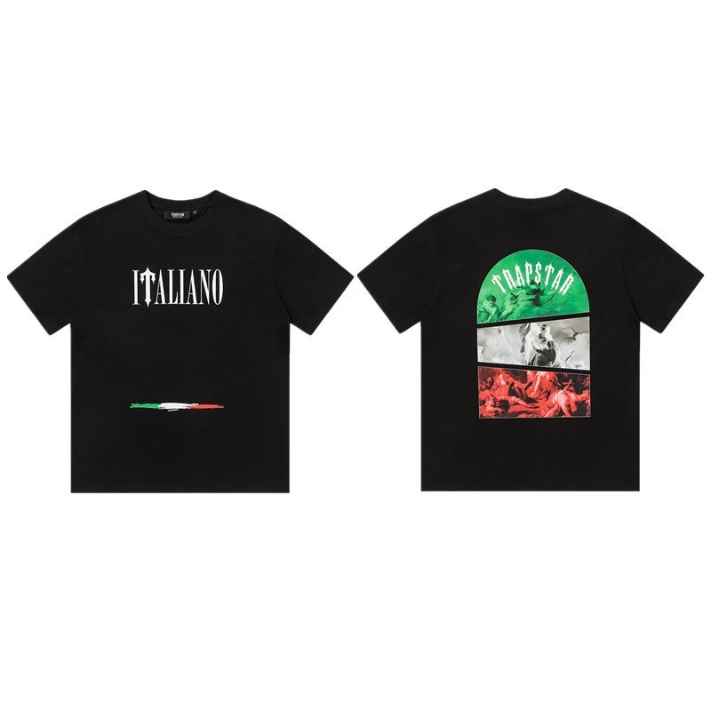 Trapstar T-Shirts Graphic Logo Print — 701 Black