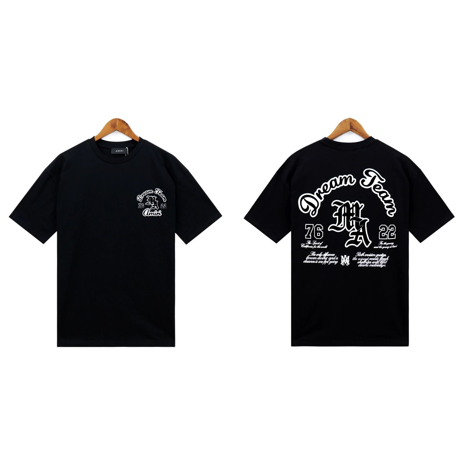 AMIRI Multiple graphic T-shirt designs — 2212 black