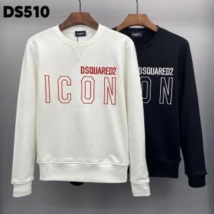 Dsquared2 Logo Print White Hoodie - 19