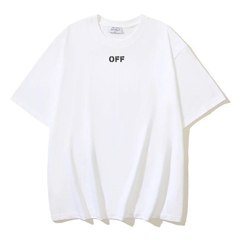Off-White T-Shirts Short-Sleeve Logo Graphic T-Shirt — 160 white